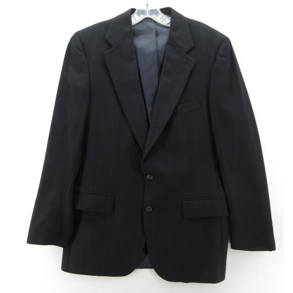 VINTAGE Ralph Lauren Polo Sport Coat 40 University Blazer Wool Striped*